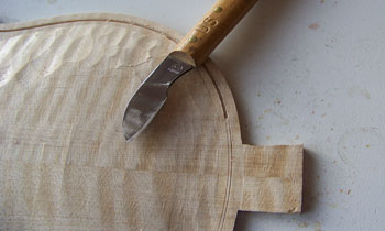 cutting channel with knife