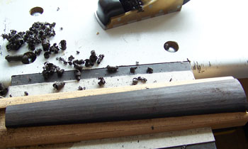planing the radius onto the fingerboard